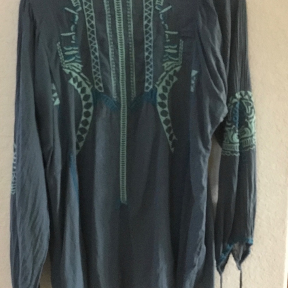 BIya embroidered Blouse size L - Picture 2 of 7